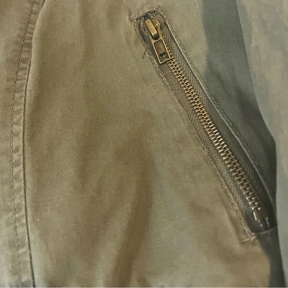 Ambiance Small Olive Bomber Jacket - Picture 12 of 16